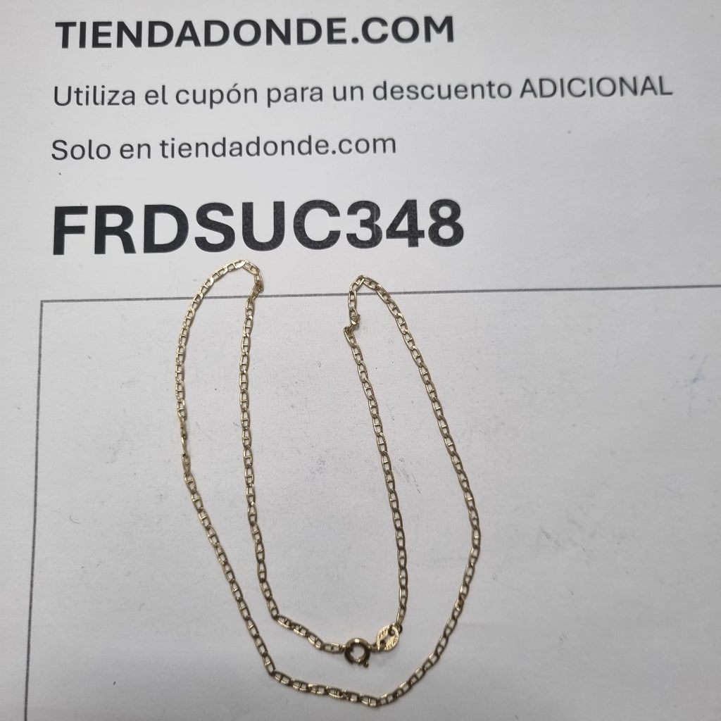 CADENA ORO 14 K 2.9 GRMS (SEMINUEVO)