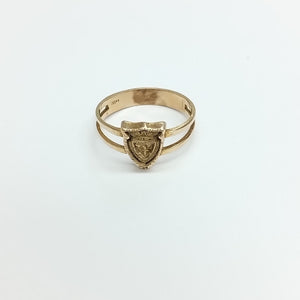 ANILLO DE GRADUACIÓN ORO 14 K 4.4 GRMS (SEMINUEVO)