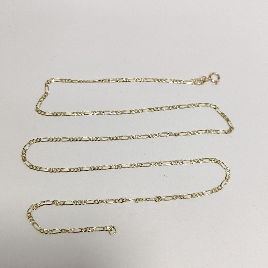 CADENAS TEJIDO 3X1 ORO 10K 55 CM 3.2 GR (NUEVO)