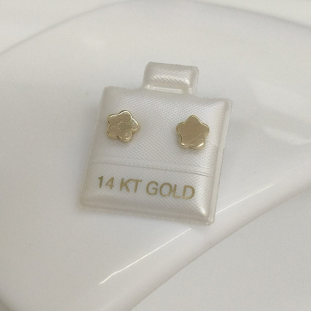 BROQUELES ORO 14K 1 (NUEVO)