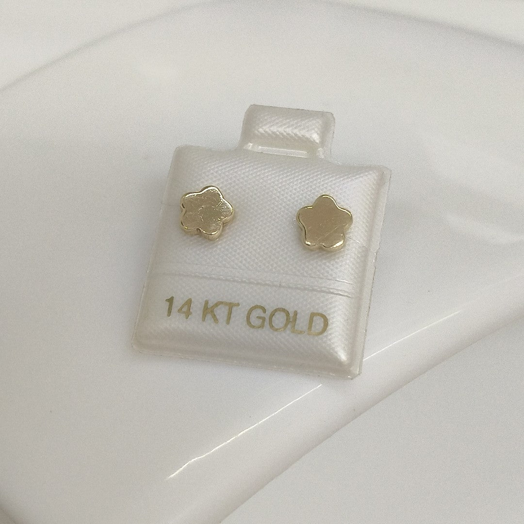 BROQUELES ORO 14K 1 (NUEVO)