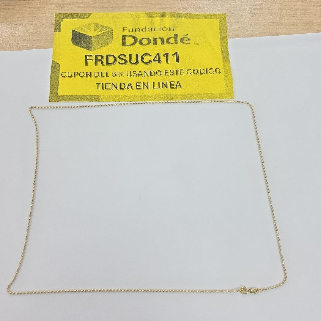 CADENA ORO 14 K 4,10 GRMS (SEMINUEVO)