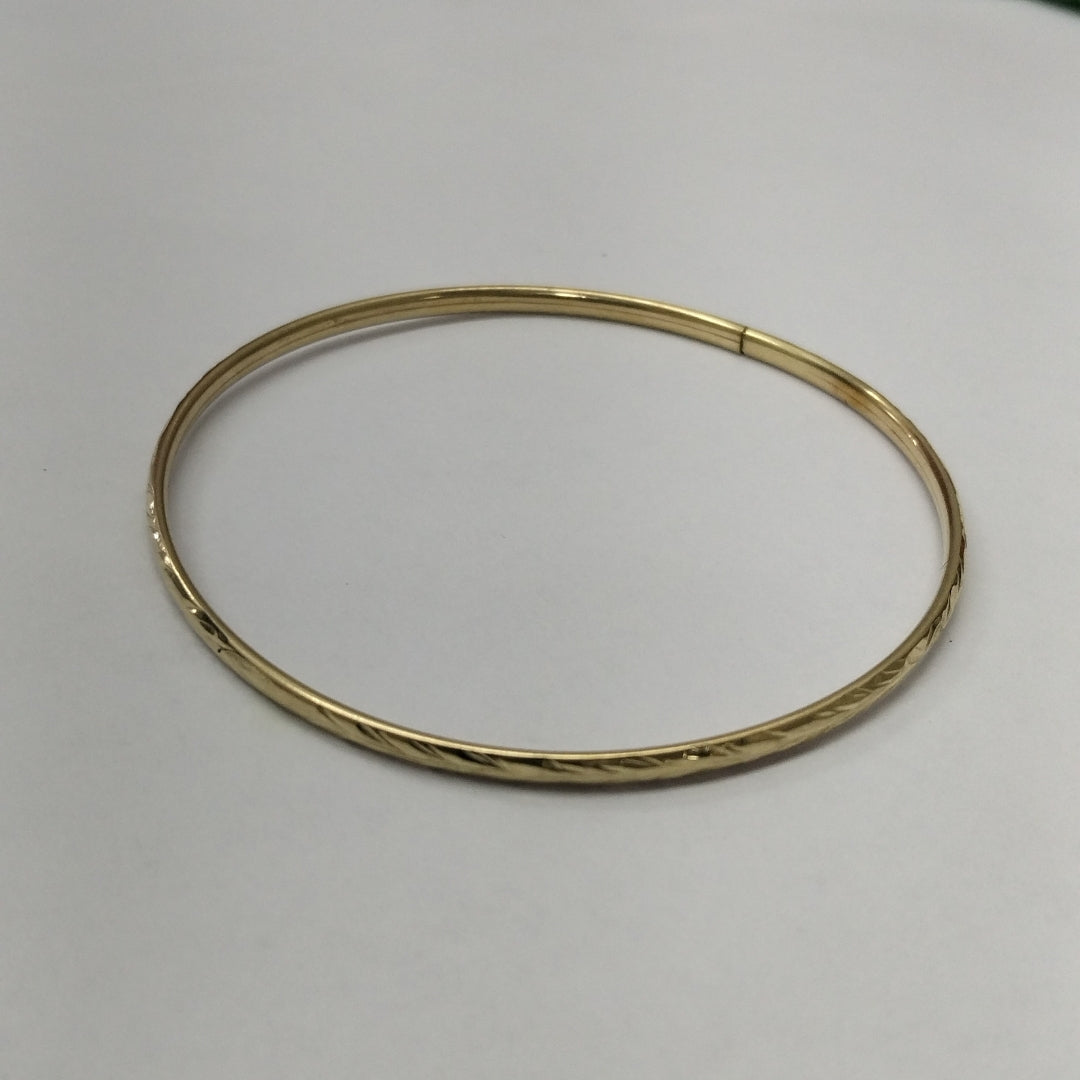 PULSERA RIGIDA ORO 10 K 3,10 GRMS (SEMINUEVO)