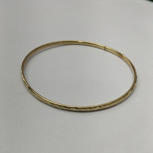 PULSERA RIGIDA ORO 10 K 3,10 GRMS (SEMINUEVO)