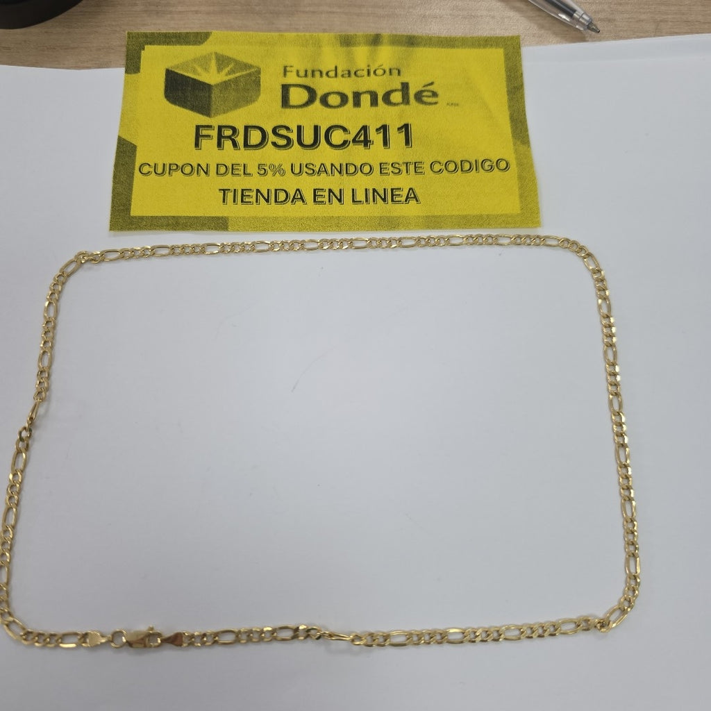CADENA ORO 14 K 4,60 GRMS (SEMINUEVO)