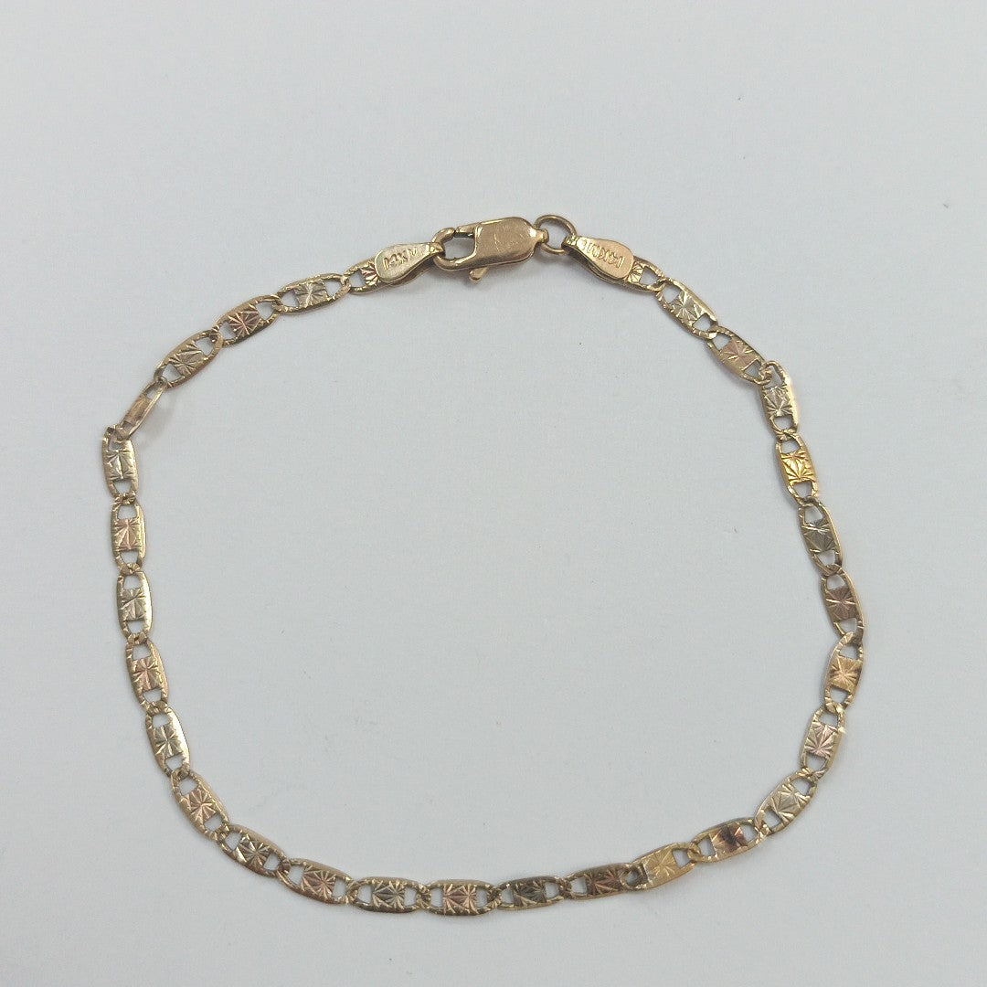 PULSERA ORO, ORO COMBINADO 14 K 2.5 GRMS (SEMINUEVO)