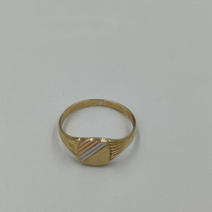 ANILLO ORO,ORO COMBINADO 14 K 2,40 GRMS (SEMINUEVO)
