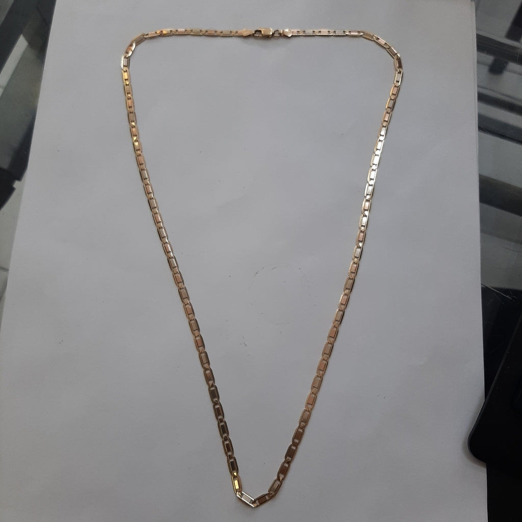 CADENA ORO COMBINADO 10 K 13,50 GRMS (SEMINUEVO)