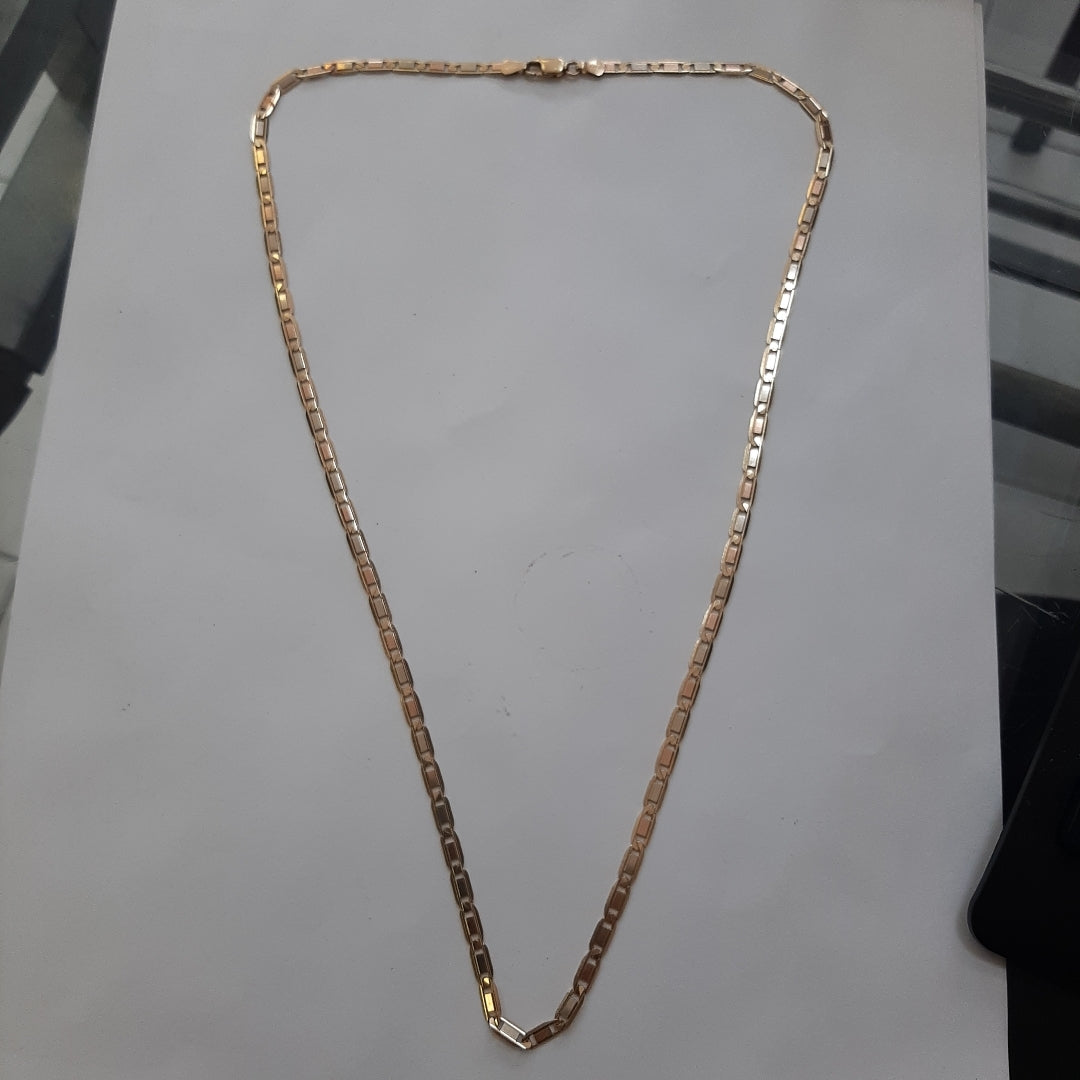 CADENA ORO COMBINADO 10 K 13,50 GRMS (SEMINUEVO)