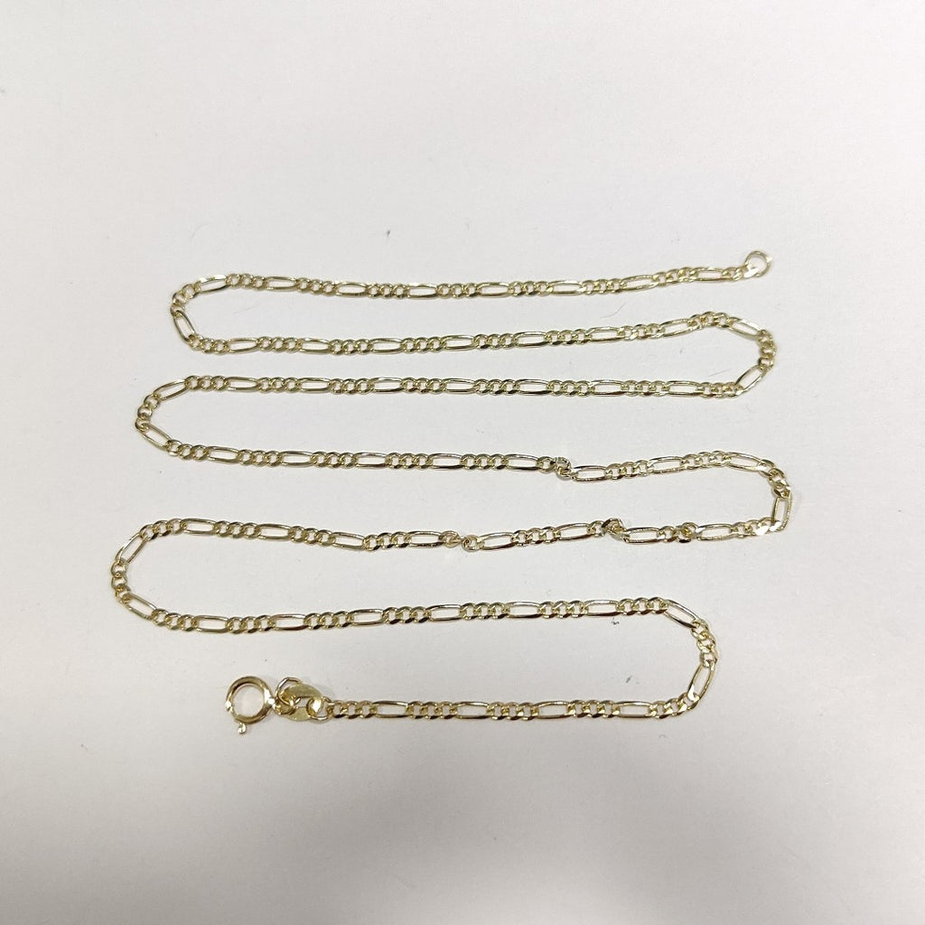 CADENAS TEJIDO 3X1 ORO 10K 55 CM 3.2 GR (NUEVO)