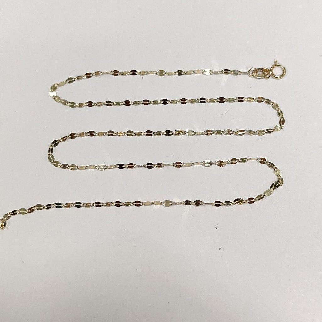 CADENAS TEJIDO ESPECIAL ORO 10K 40 A 45 CM 1 GR (NUEVO)