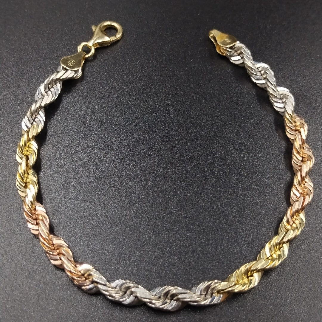 PULSERA ORO,ORO COMBINADO 14 K 19,60 GRMS (SEMINUEVO)