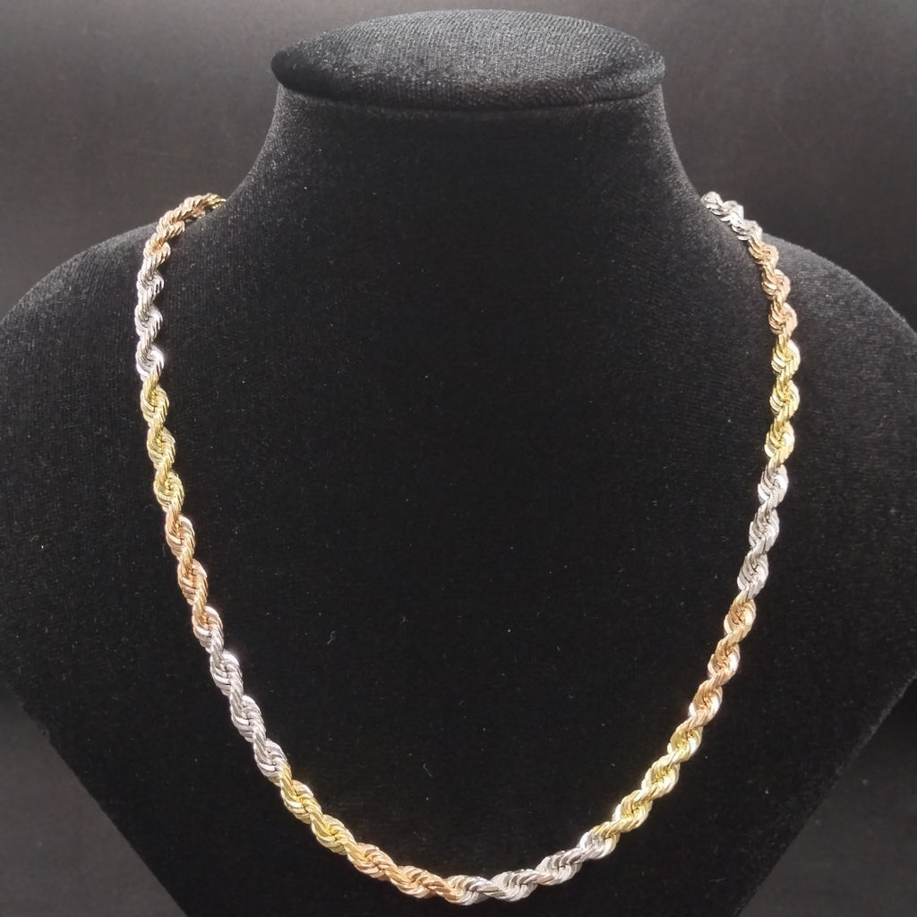 CADENA ORO,ORO COMBINADO 14 K 55,60 GRMS (SEMINUEVO)