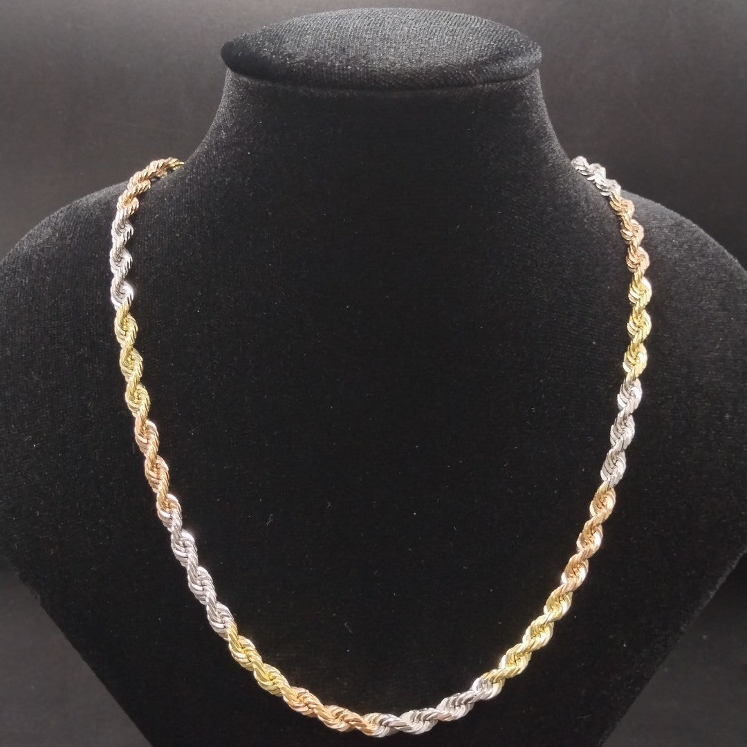 CADENA ORO,ORO COMBINADO 14 K 55,60 GRMS (SEMINUEVO)