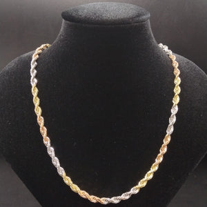 CADENA ORO,ORO COMBINADO 14 K 55,60 GRMS (SEMINUEVO)