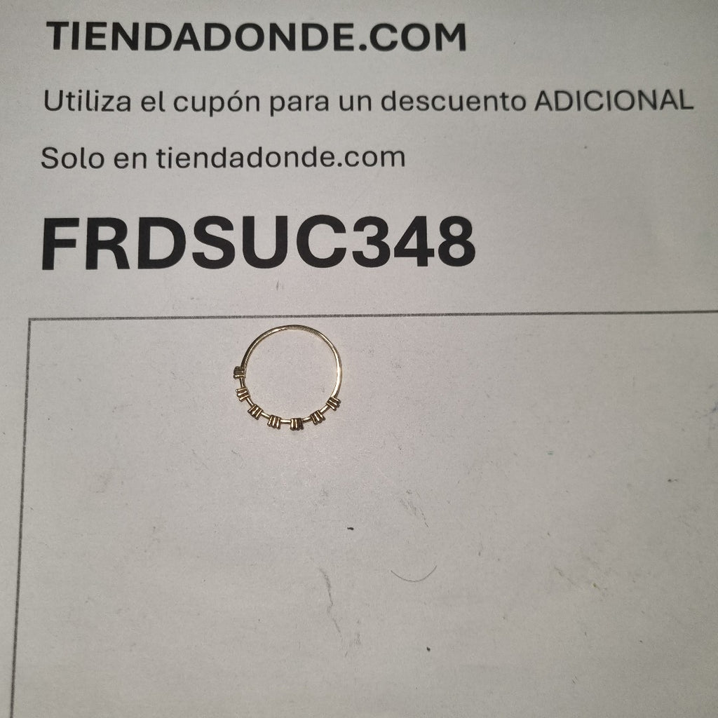 ANILLITO ORO 14 K 1 GRMS (SEMINUEVO)