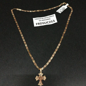 CADENA, CRUZ ORO 10 K 12 GRMS (SEMINUEVO)