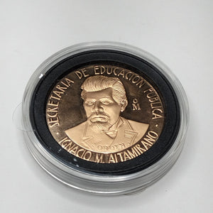 MEDALLA CONMEMORATIVA ORO 21 K 42 GRMS (SEMINUEVO)