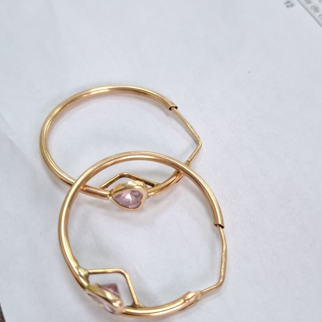 ARRACADAS PAR ORO 14 K 4 GRMS (SEMINUEVO)