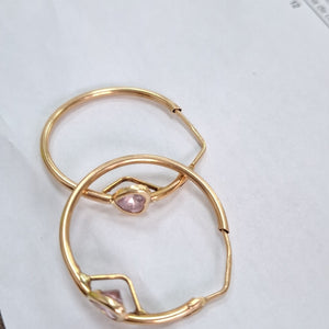 ARRACADAS PAR ORO 14 K 4 GRMS (SEMINUEVO)