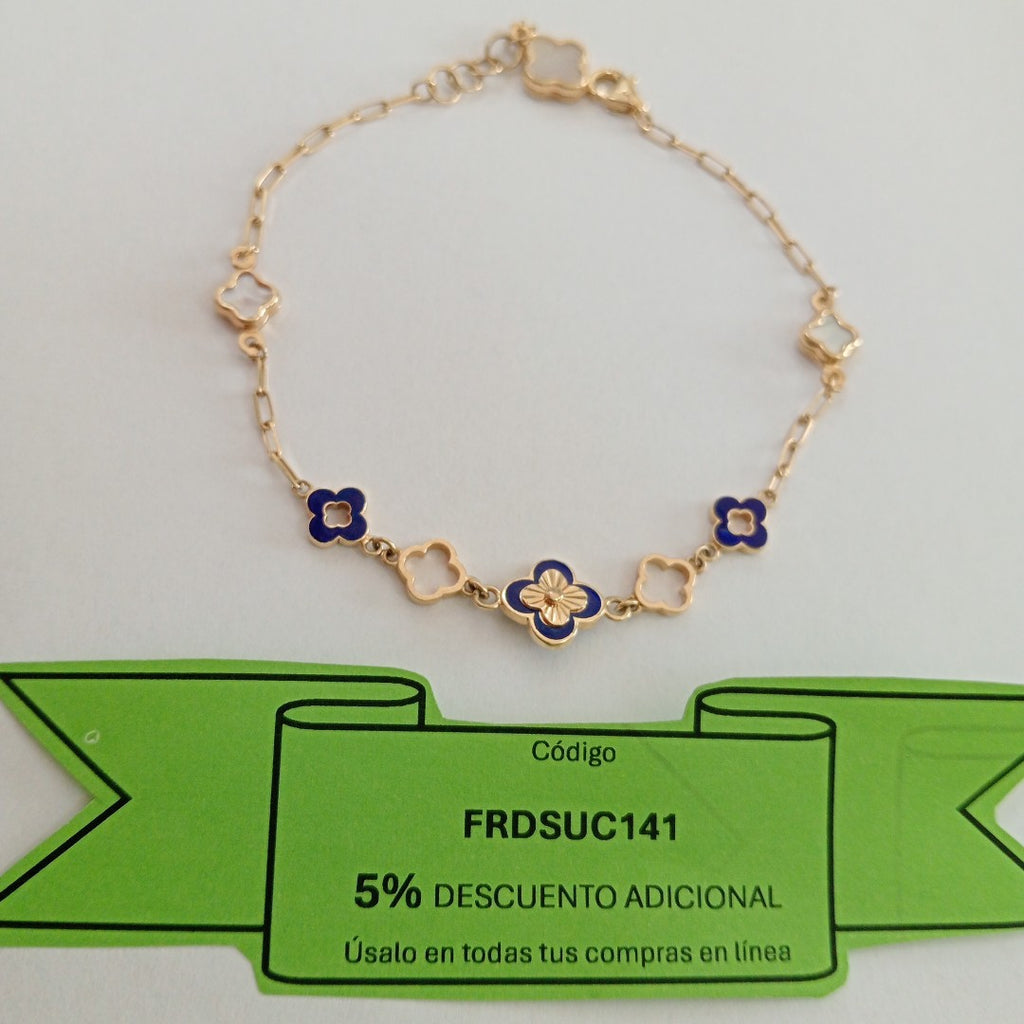 PULSERA ORO 14 K 3.8 GRMS (SEMINUEVO)