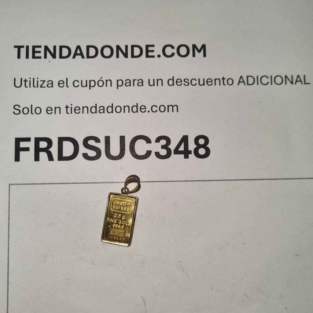DIJE ORO 14 K 2,50 GRMS (SEMINUEVO)
