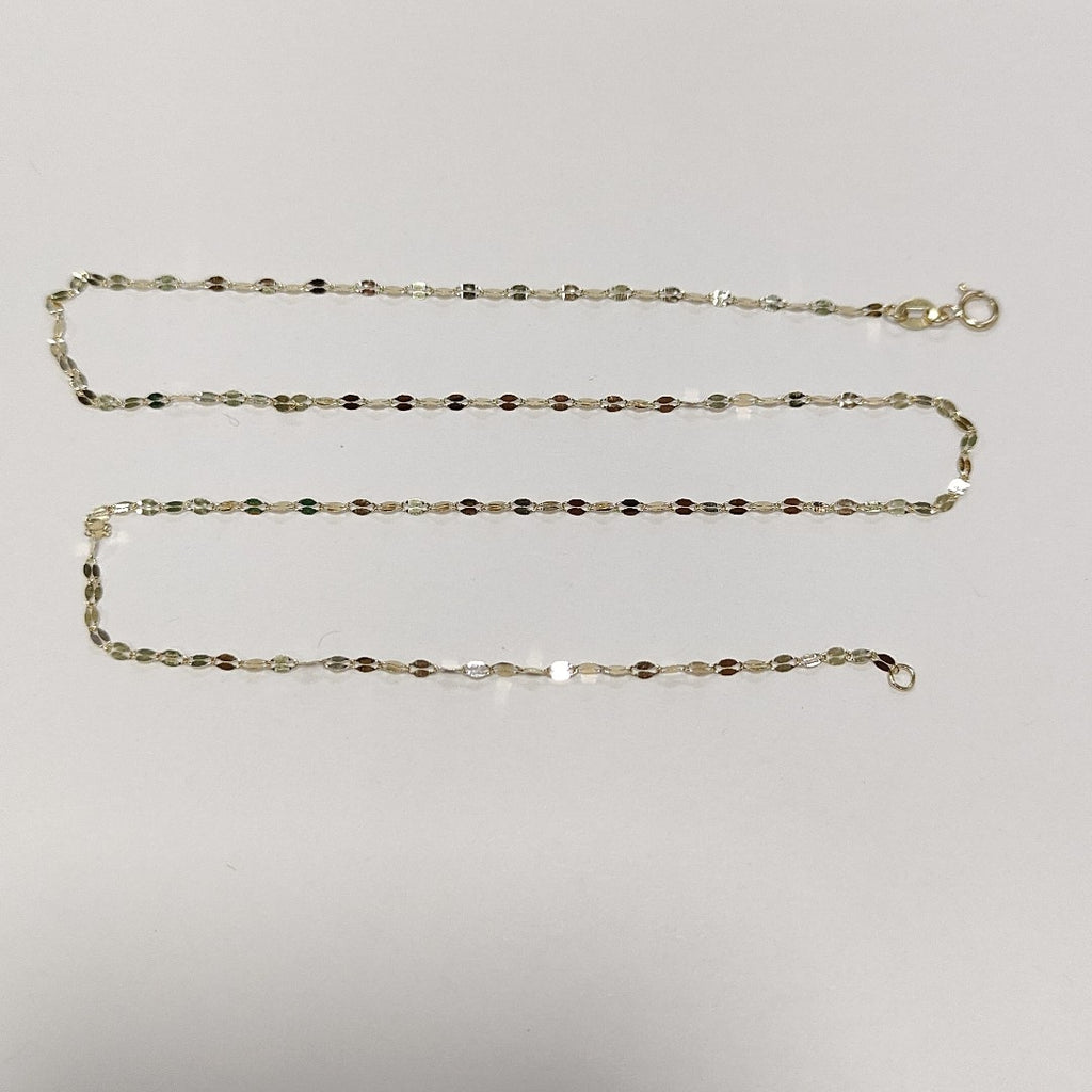 CADENAS TEJIDO ESPECIAL ORO 10K 50 CM 1 GR (NUEVO)