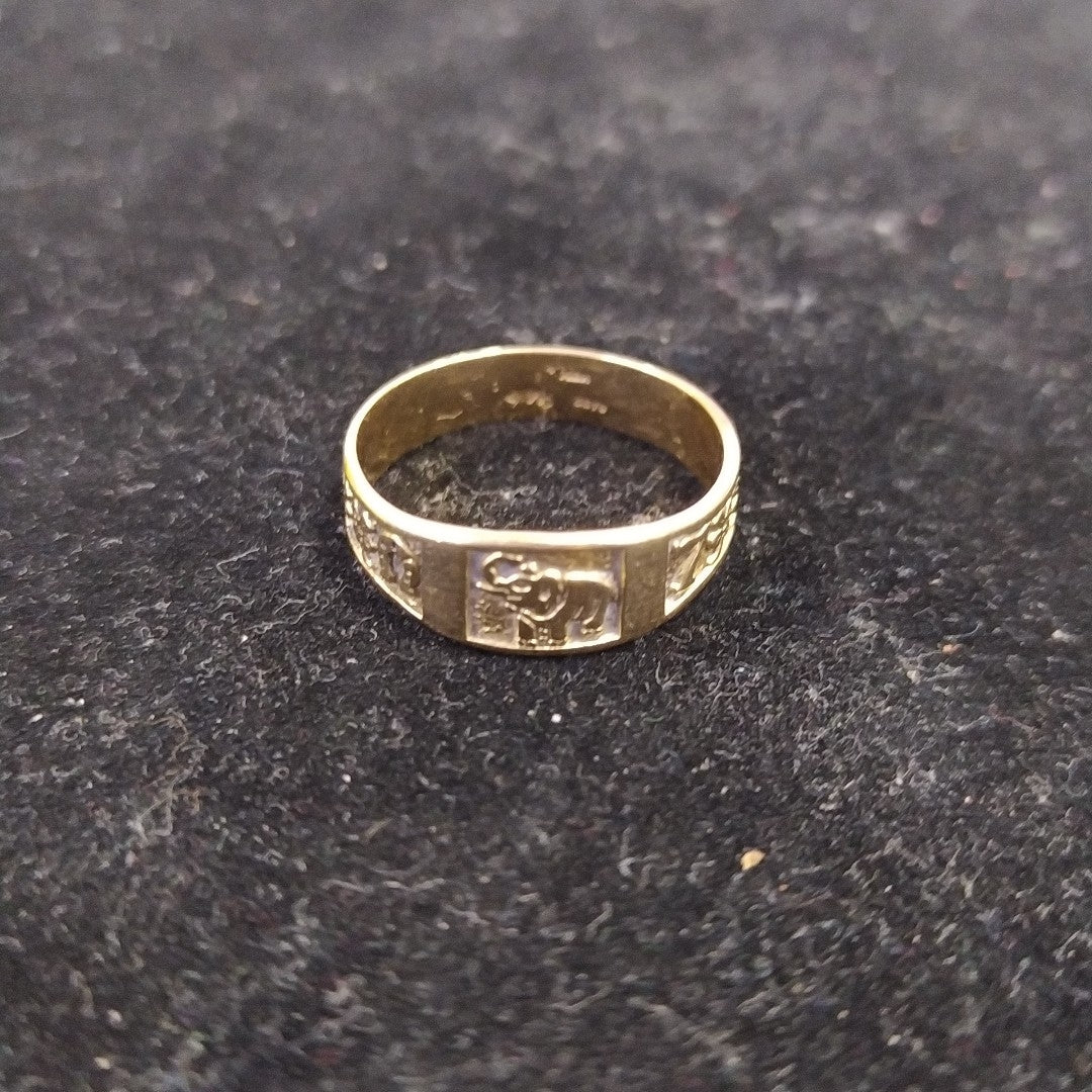 ARGOLLA DE LA SUERTE ORO 14 K 2,60 GRMS (SEMINUEVO)