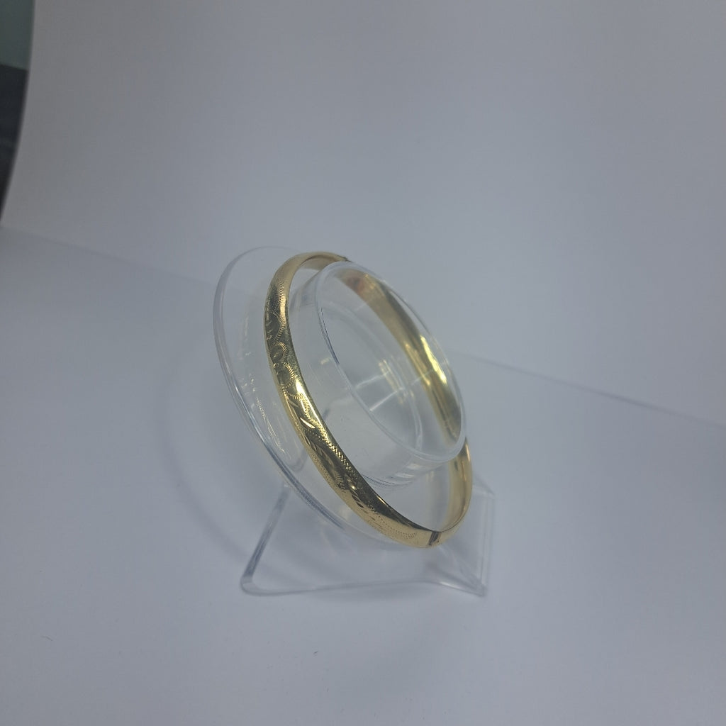 PULSERA RIGIDA ORO 14 K 7.5 GRMS (SEMINUEVO)