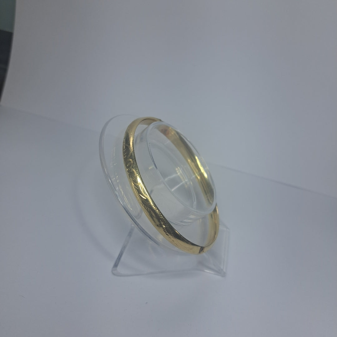 PULSERA RIGIDA ORO 14 K 7.5 GRMS (SEMINUEVO)