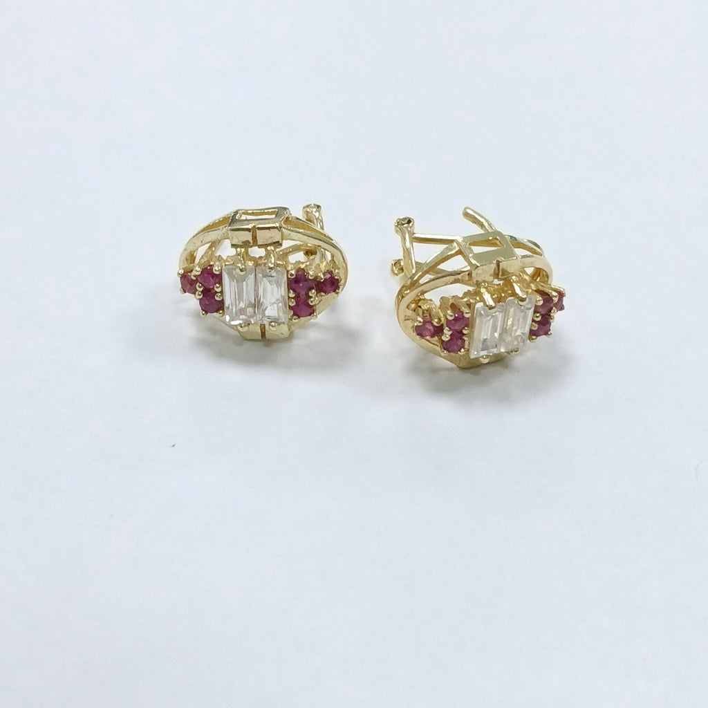 ARETES PAR ORO 14 K 4.4 GRMS (SEMINUEVO)
