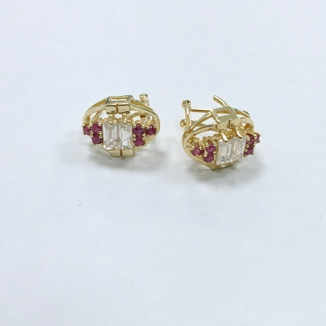 ARETES PAR ORO 14 K 4.4 GRMS (SEMINUEVO)