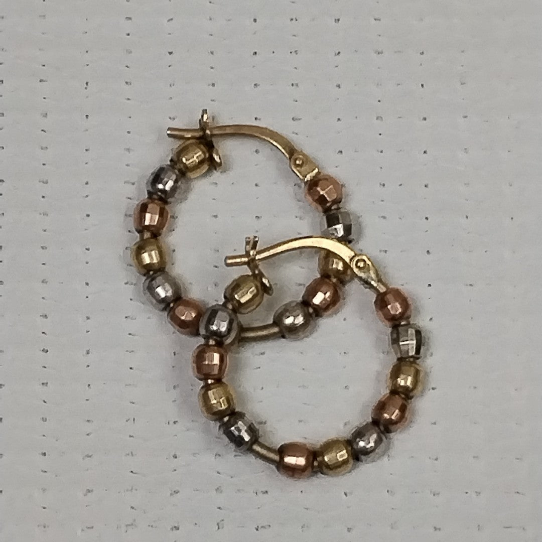 ARRACADAS PAR ORO 10 K 2.5 GRMS (SEMINUEVO)