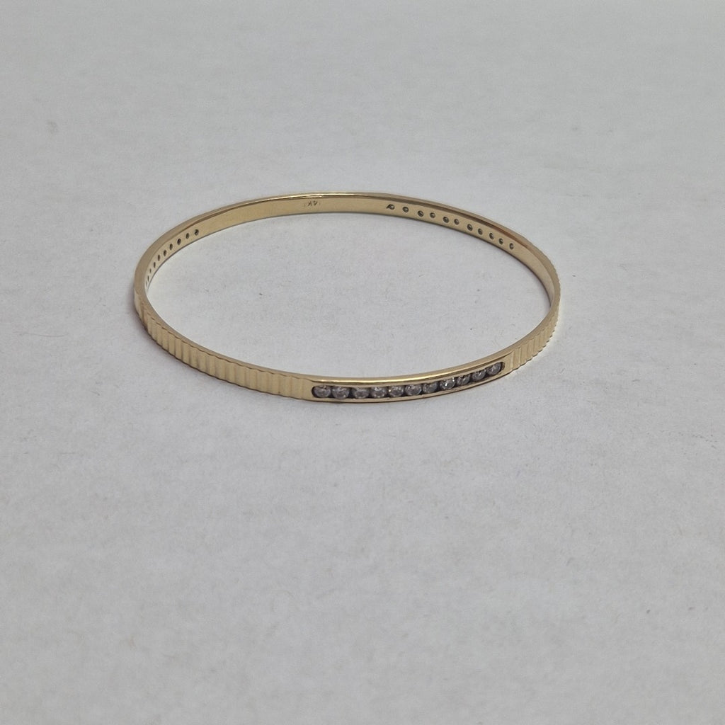 PULSERA RIGIDA ORO 14 K 11.6 GRMS (SEMINUEVO)