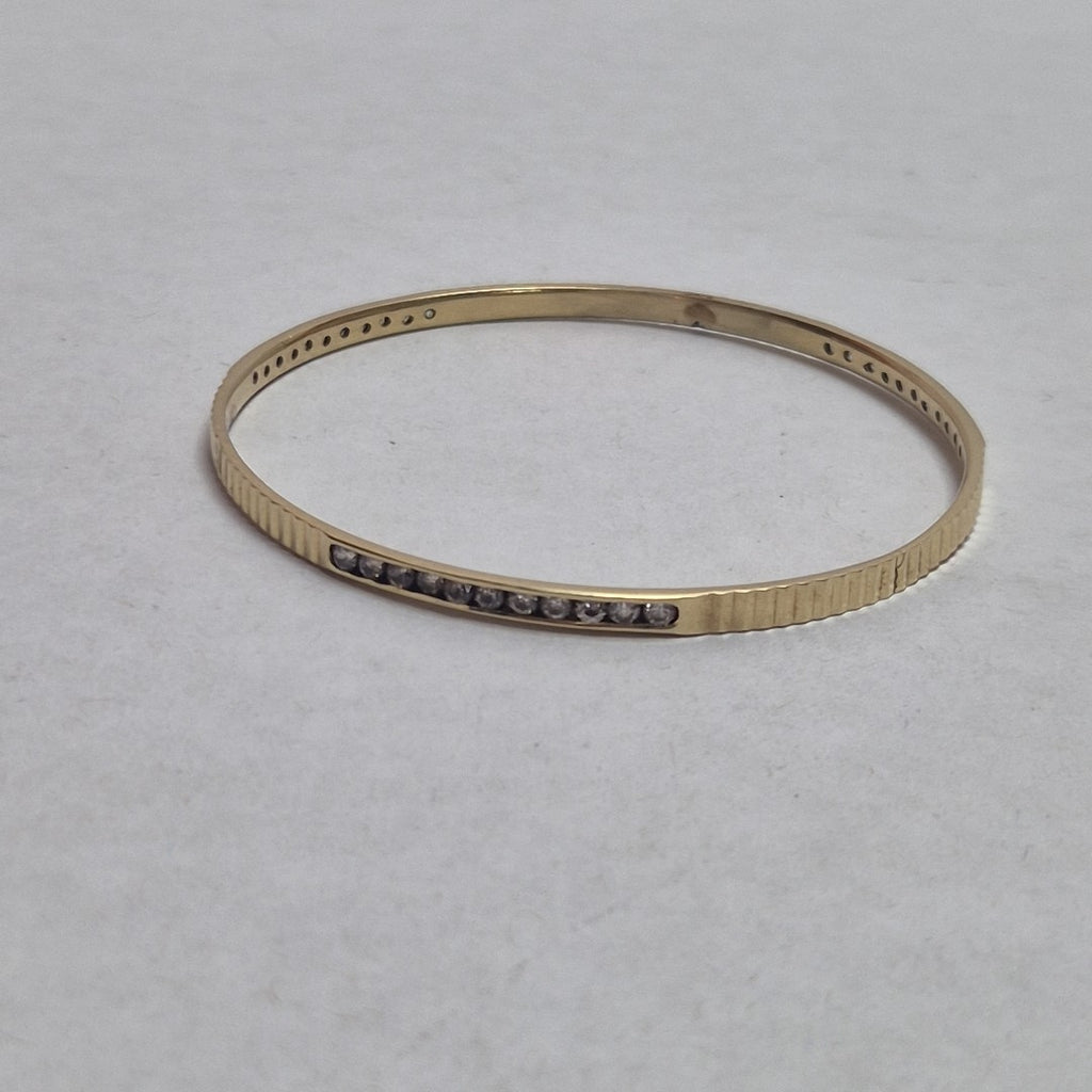 PULSERA RIGIDA ORO 14 K 11.2 GRMS (SEMINUEVO)