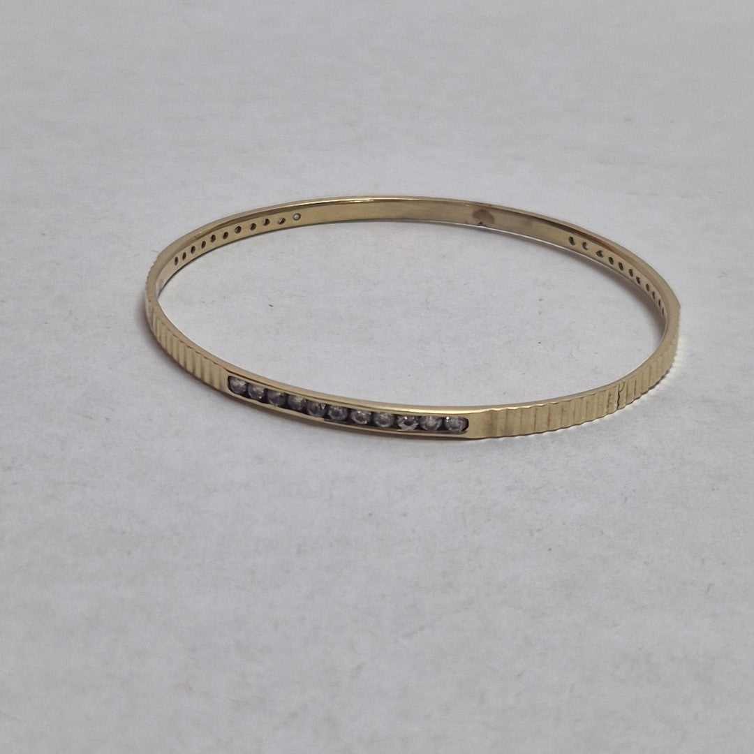 PULSERA RIGIDA ORO 14 K 11.2 GRMS (SEMINUEVO)