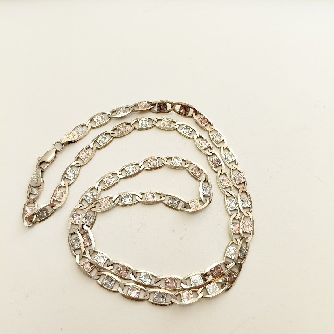 CADENA ORO COMBINADO 10 K 23.4 GRMS (SEMINUEVO)