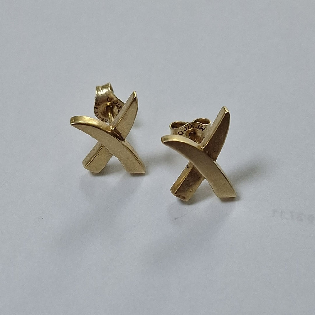 BROQUELES PAR ORO 14 K 2,60 GRMS (SEMINUEVO)