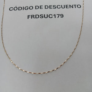 CADENA ORO 10 K 1.1 GRMS (SEMINUEVO)