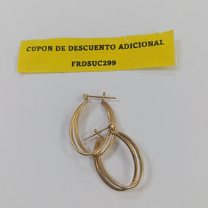 ARRACADAS PAR ORO 10 K 2.4 GRMS (SEMINUEVO)
