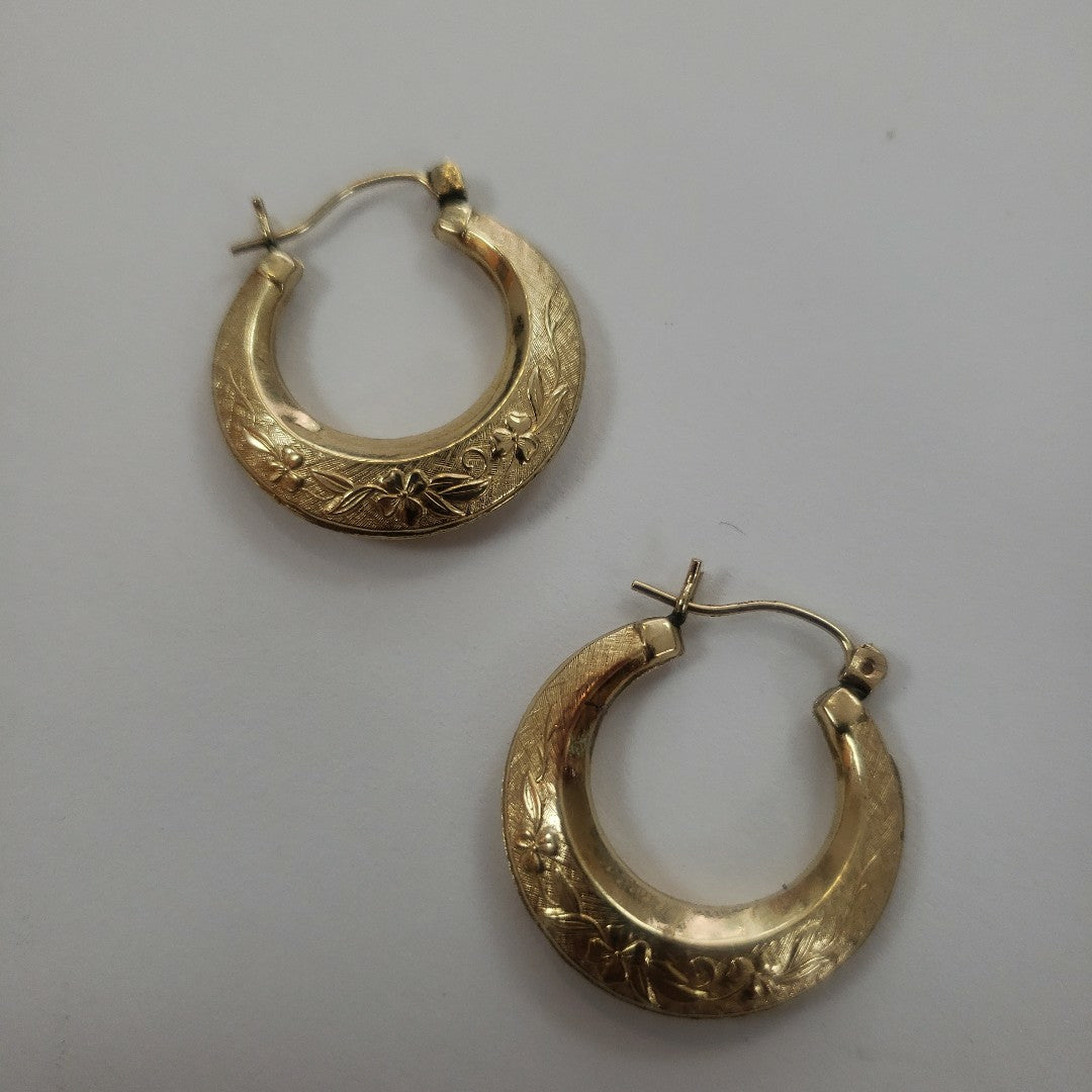 ARRACADAS PAR ORO 10 K 2.2 GRMS (SEMINUEVO)