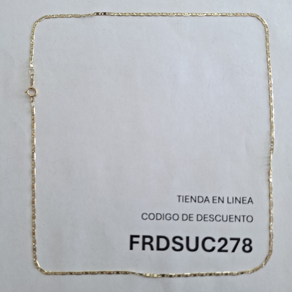 CADENA ORO 10 K 2,10 GRMS (SEMINUEVO)