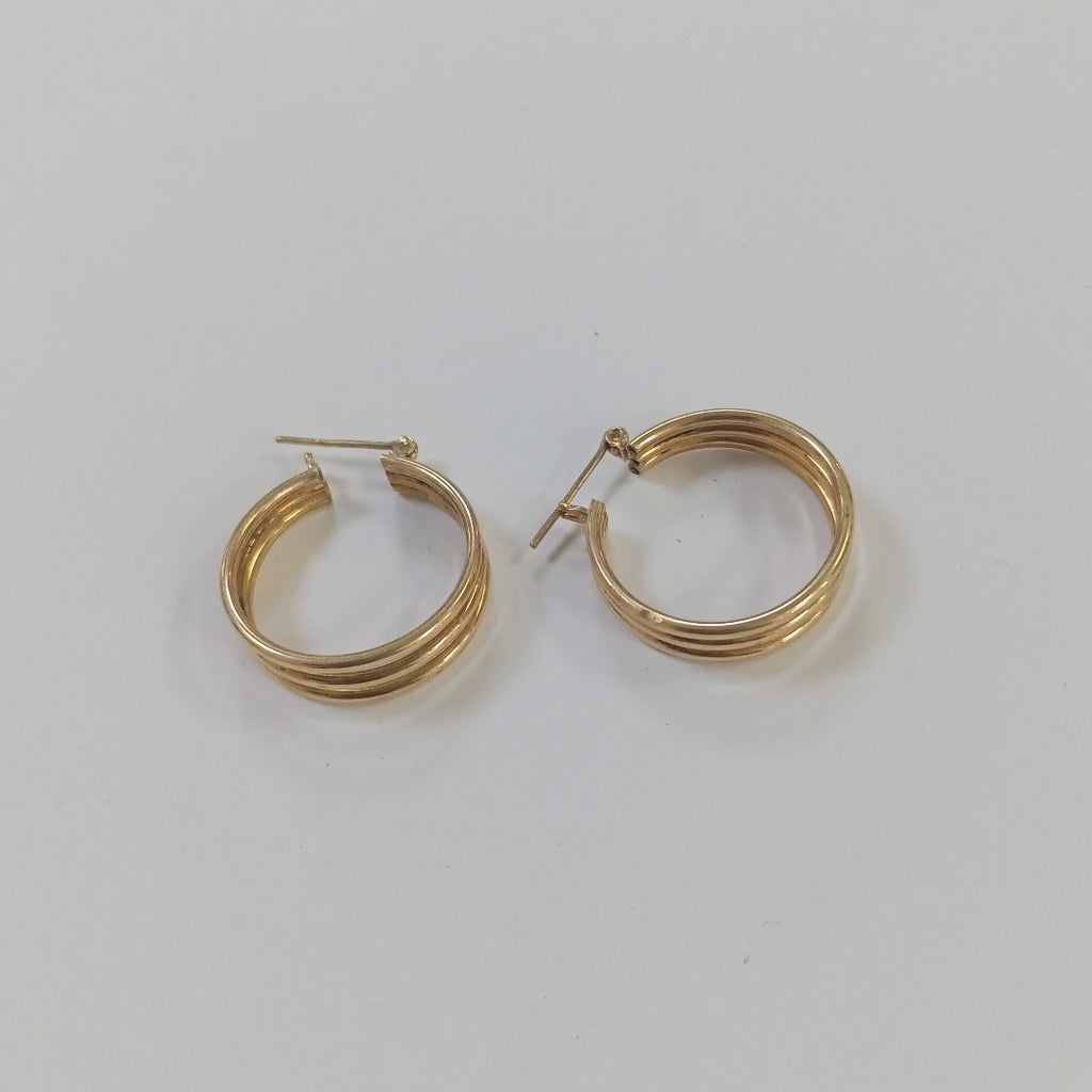 ARRACADAS PAR ORO 10 K 4 GRMS (SEMINUEVO)