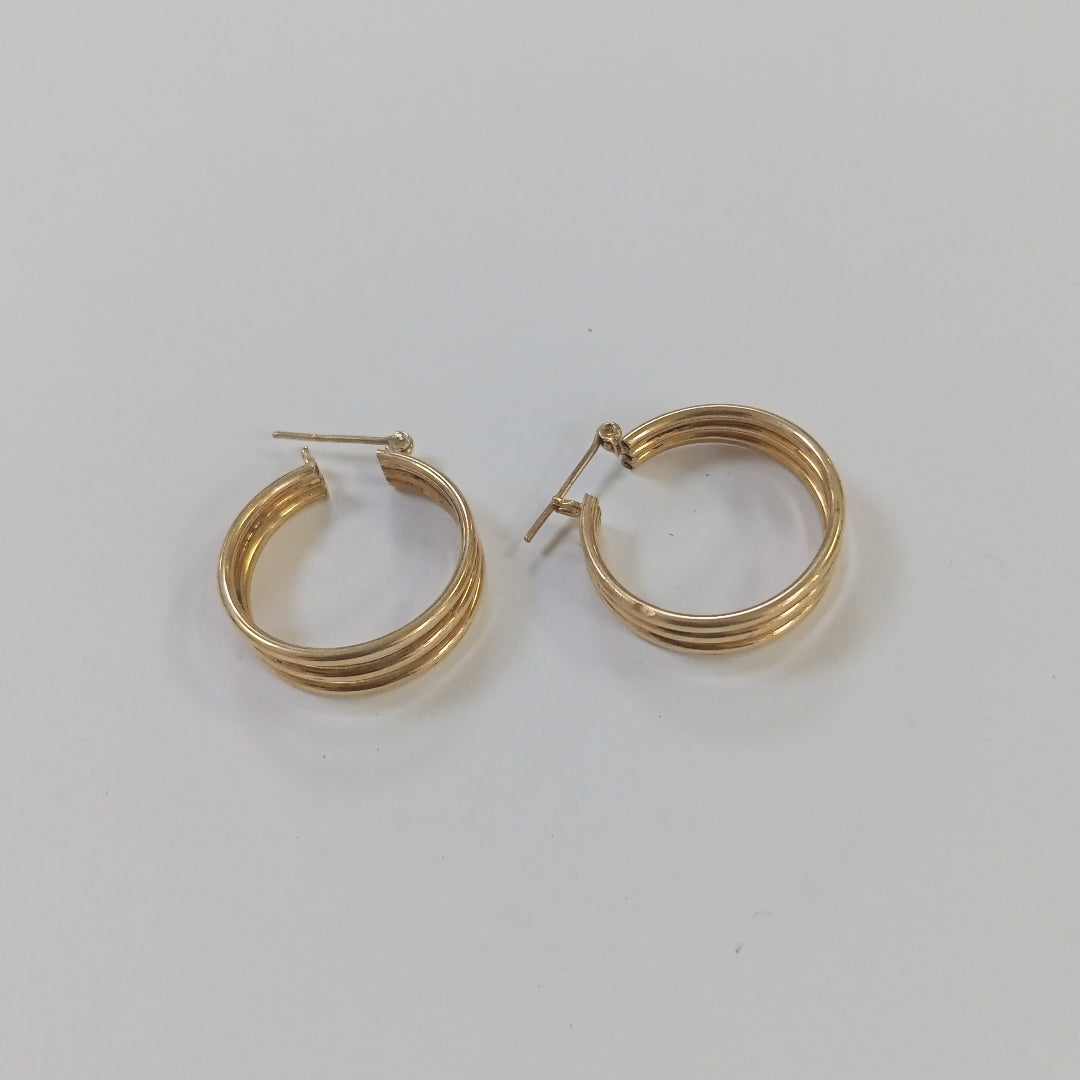 ARRACADAS PAR ORO 10 K 4 GRMS (SEMINUEVO)