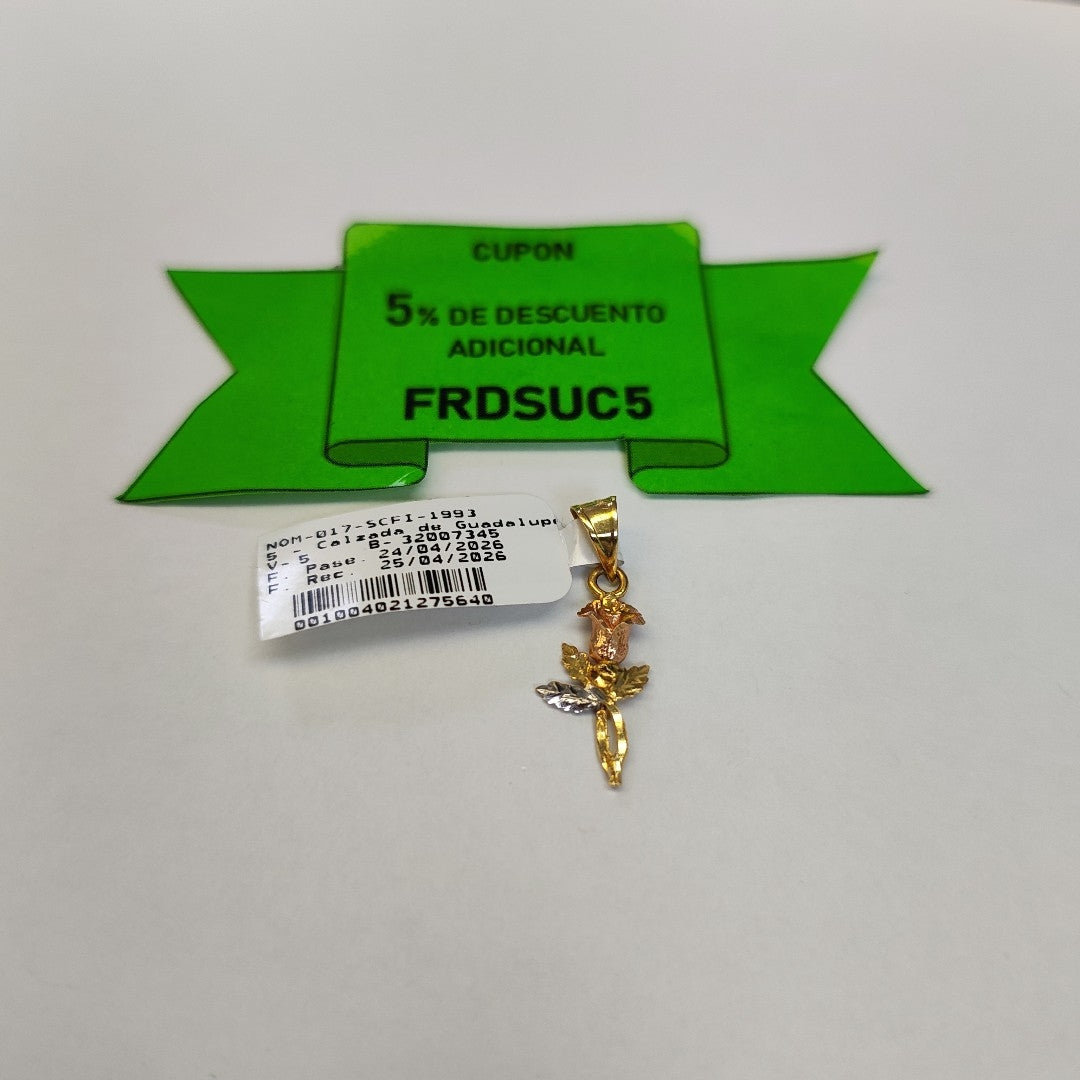 DIJE ORO COMBINADO 14 K 1,00 GRMS (SEMINUEVO)