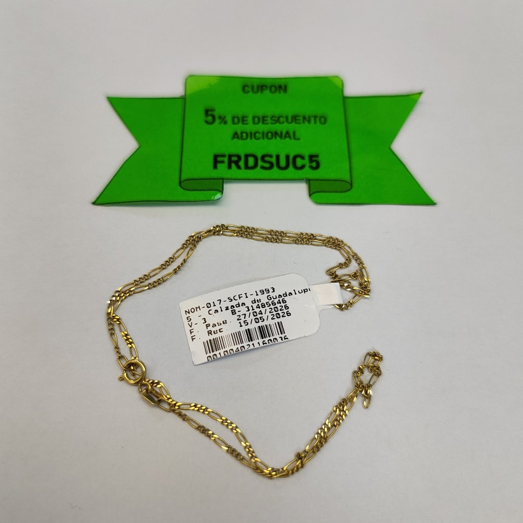 CADENA ORO 14 K 2 GRMS (SEMINUEVO)