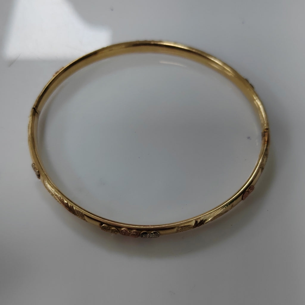 PULSERA RIGIDA ORO 14 K 7.9 GRMS (SEMINUEVO)