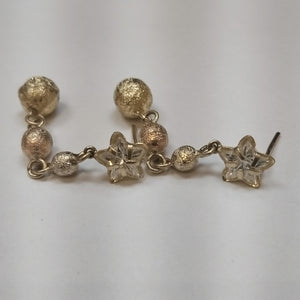 BROQUELES PAR ORO 14 K 3.5 GRMS (SEMINUEVO)