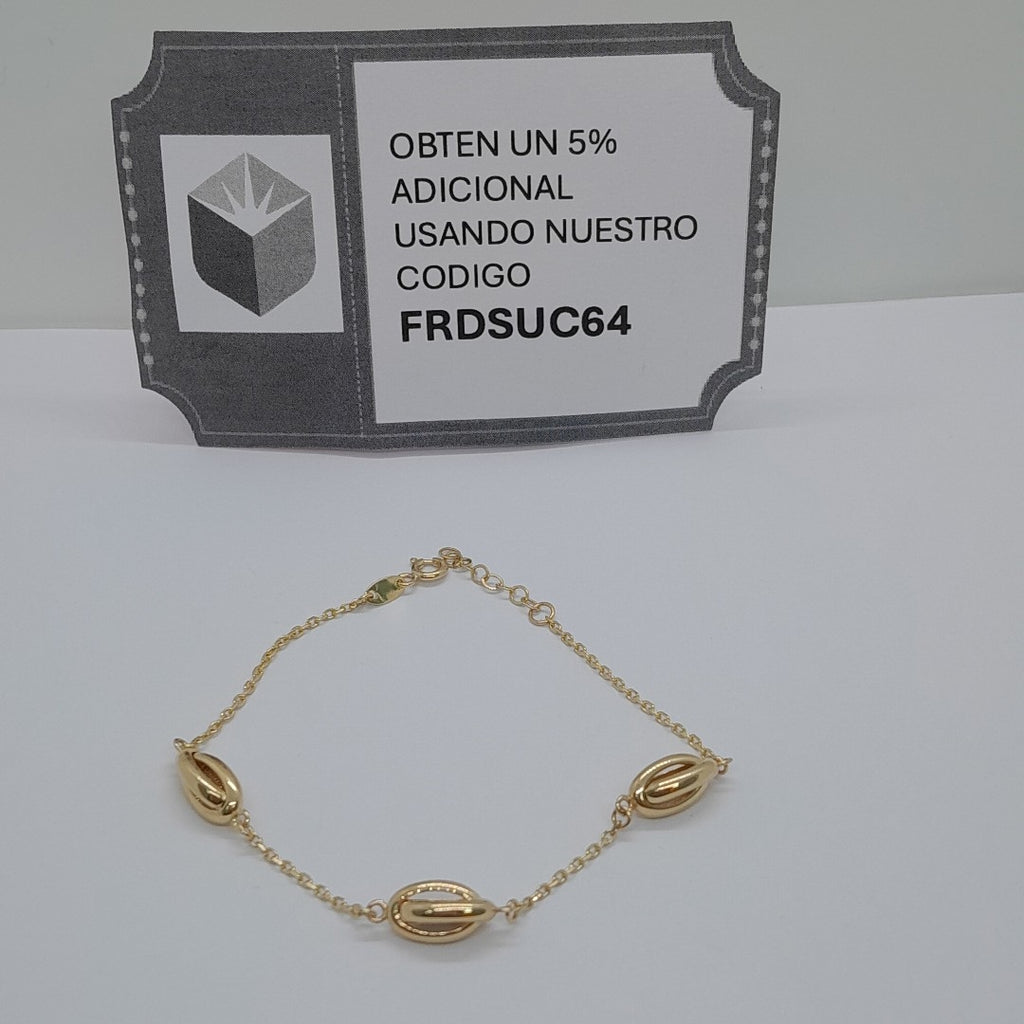 PULSERAS DAMA ORO 14K 3 (NUEVO)