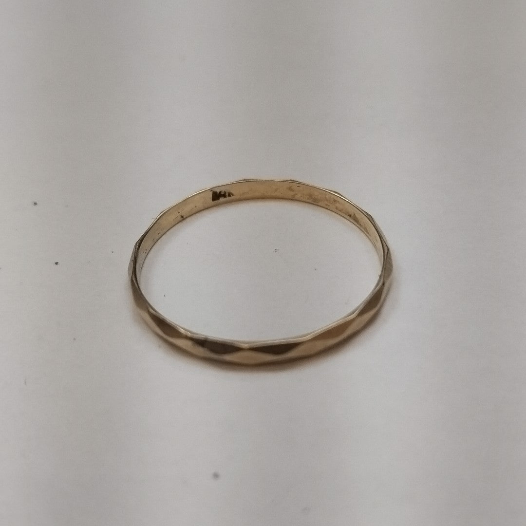 ARGOLLA ORO 14 K 0.8 GRMS (SEMINUEVO)